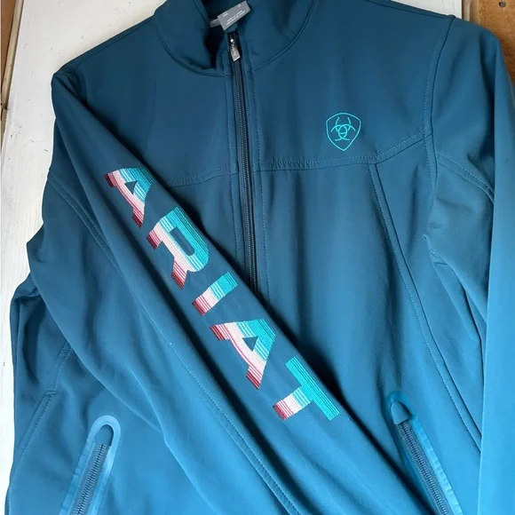 Ariat Womens M Teal Serape Jacket - Picture 2 of 5